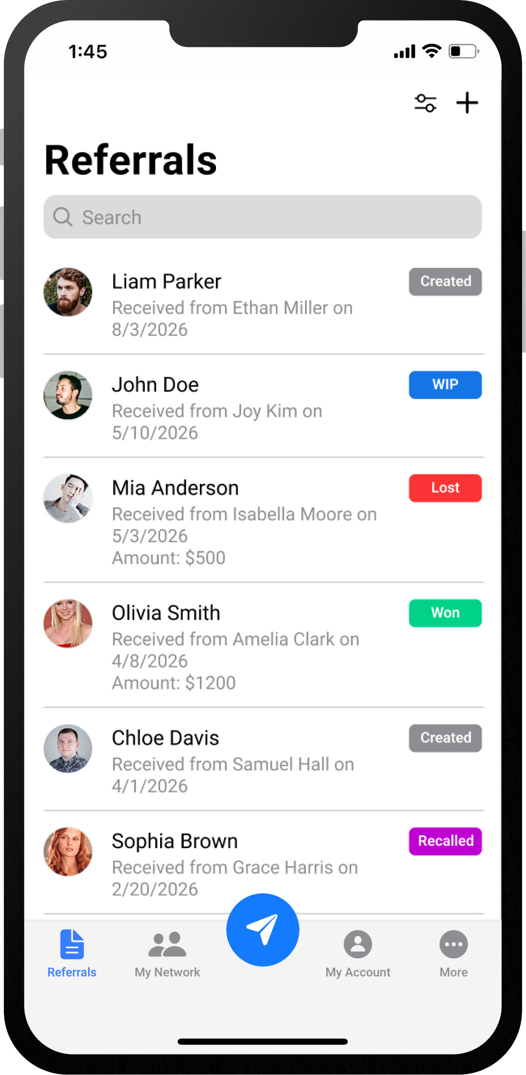 ChamberForge referral list